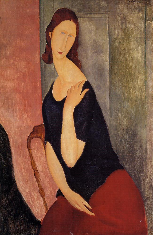 Portrait of Madame L - Amedeo Modigliani Paintings